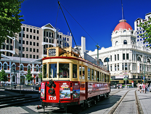 Christchurch's street car public transportation