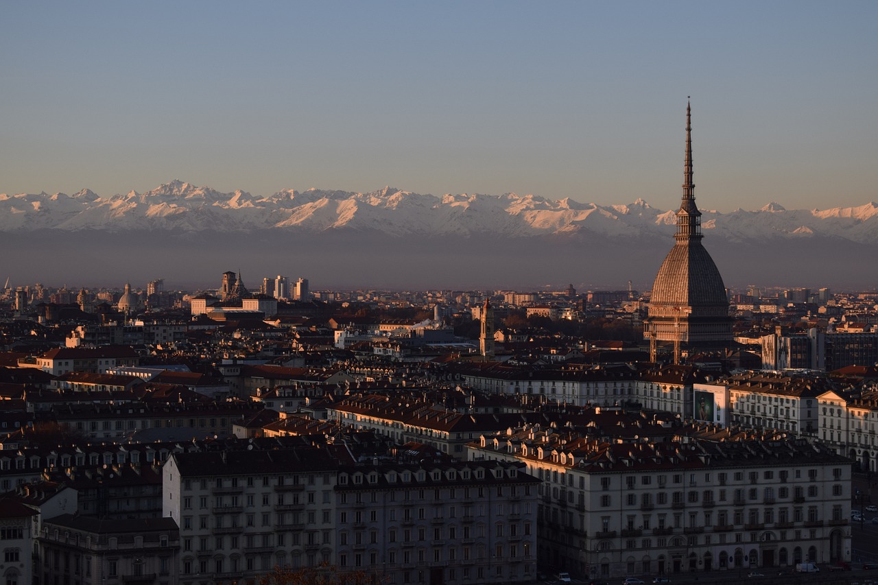 Torino, Italy skyline.