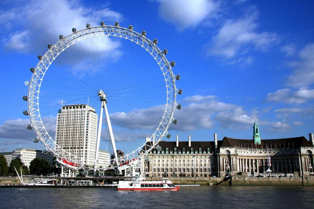 The London Eye.