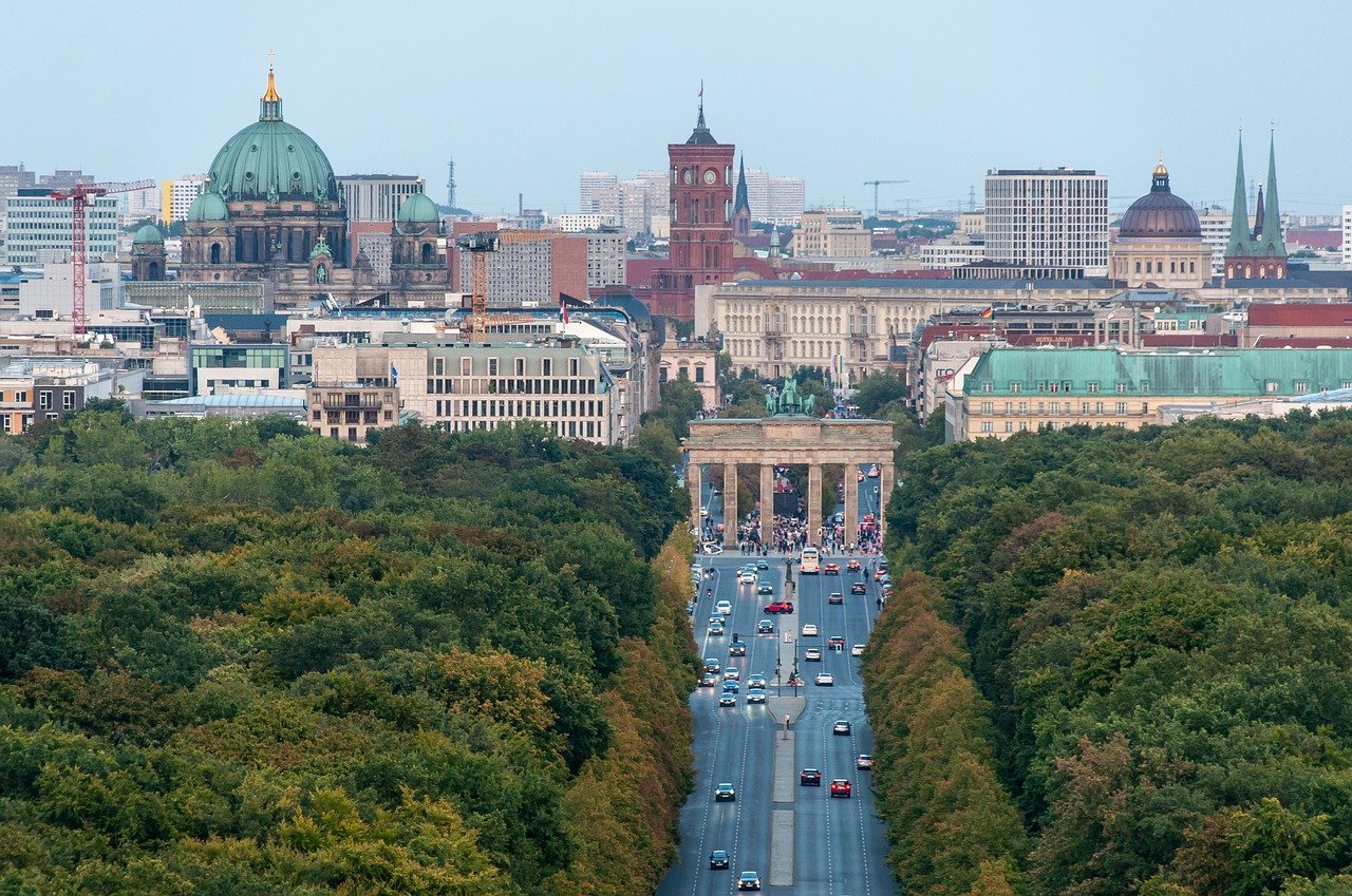 Aerial view of Berlin, Germany