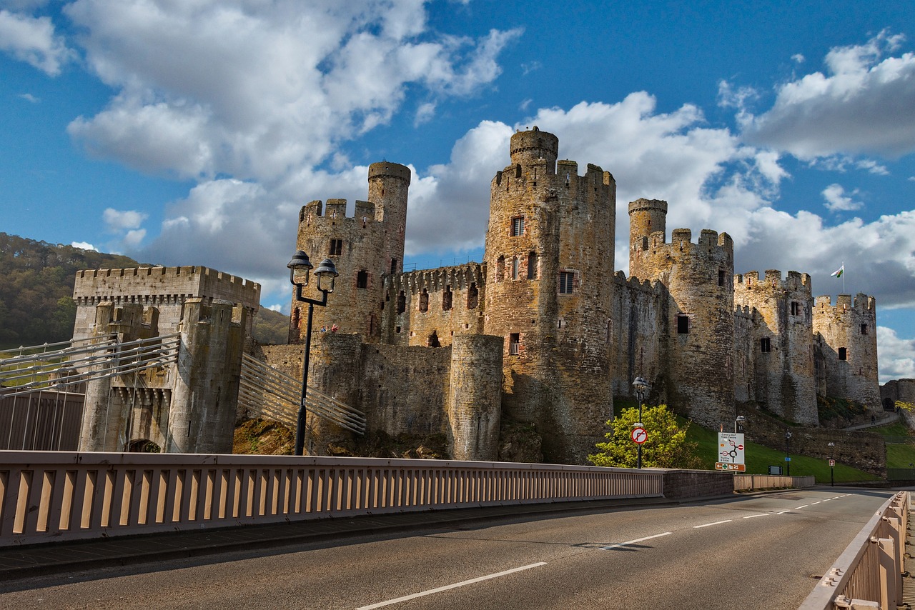 Conway castle, Llundudno, Wales