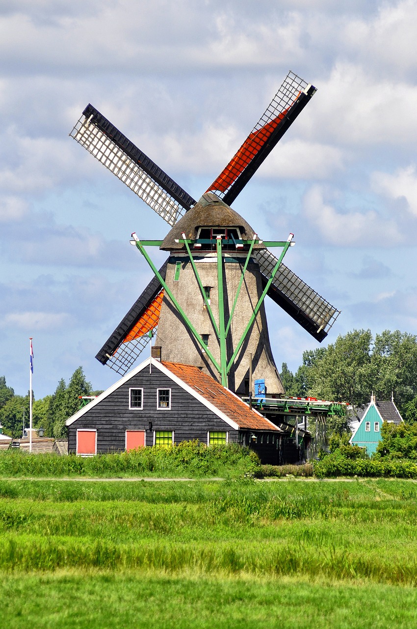 Windmill in Netherlands