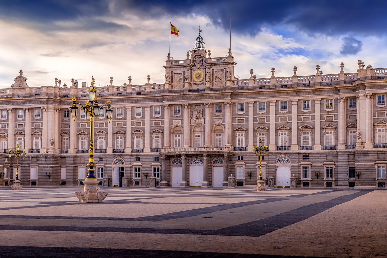 The Royal Palace in Madrid, Spain